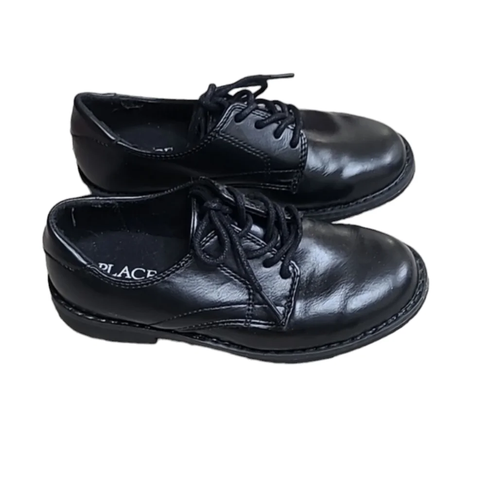 The Children's Place Boys LaceUp Dress Shoes Size 1 Youth